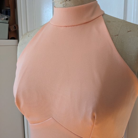 Fabulous 70's Disco Halter Dress Size XS - Picture 2 of 7